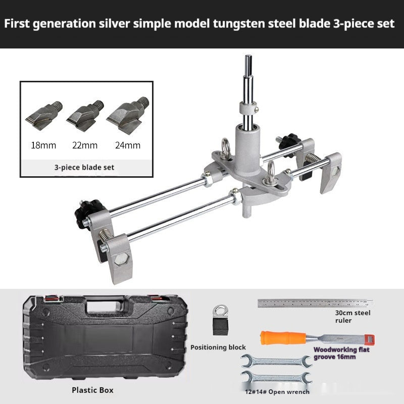 Silver Wood Door Tapper set by Protoolsy for lock fitting