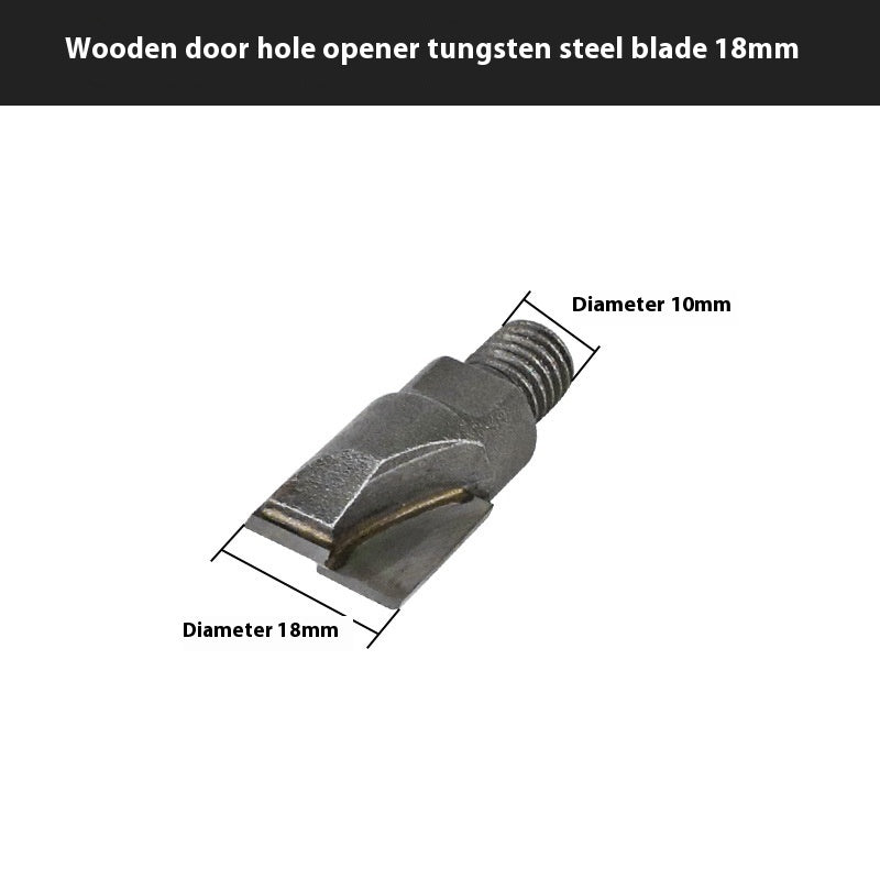 Protoolsy Wood Door Tapper 18mm steel blade for lock holes