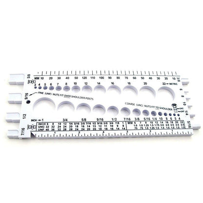 Protoolsy Screw Nut Measuring Scale, measuring screws accurately