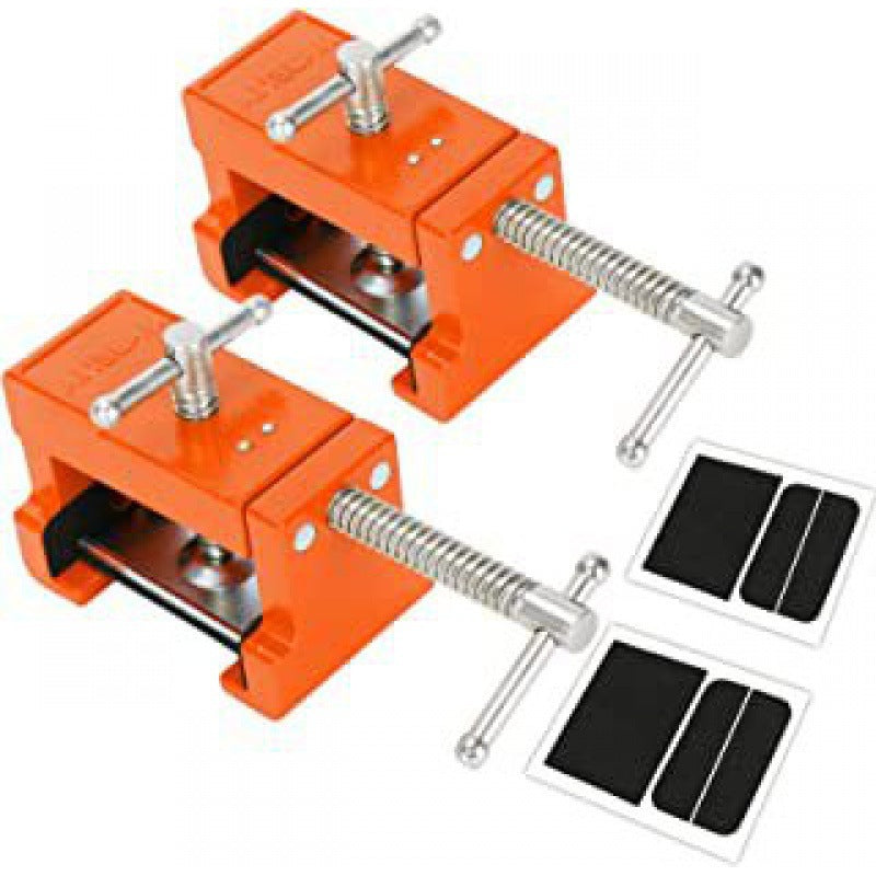 Pair of Woodworking Fixing Clips by Protoolsy, ready for carpentry