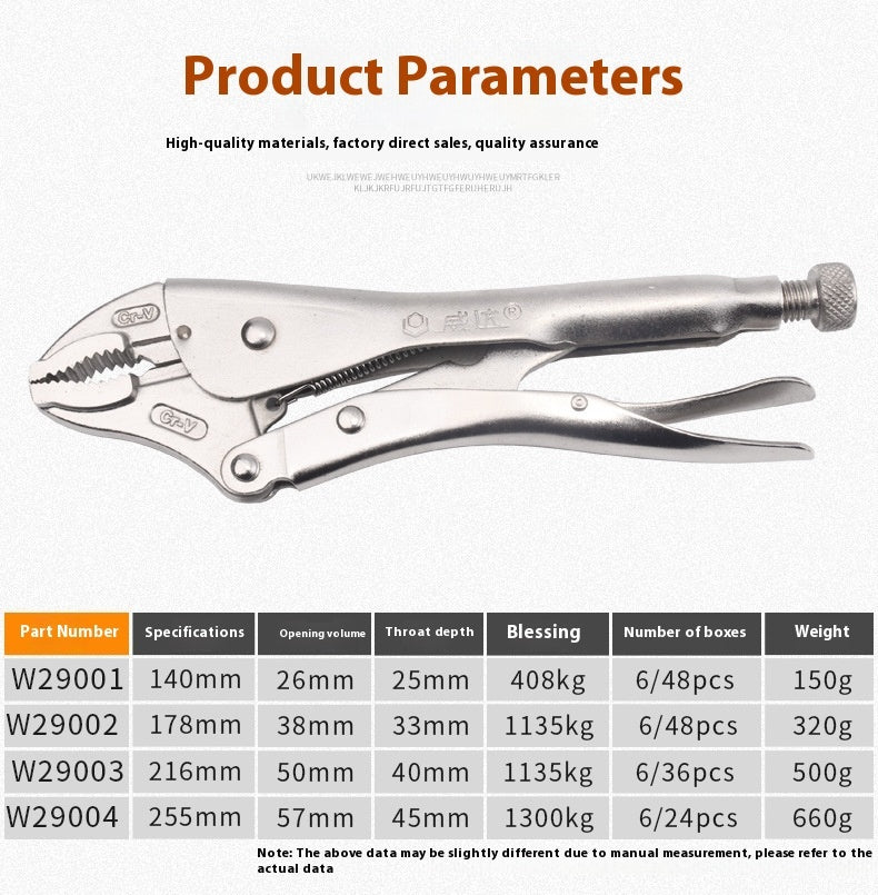 Close-up of Protoolsy mini pliers set, showing durable steel 4" round nose pliers