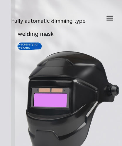 Welding Mask Solar Automatic Dimming Head-mounted