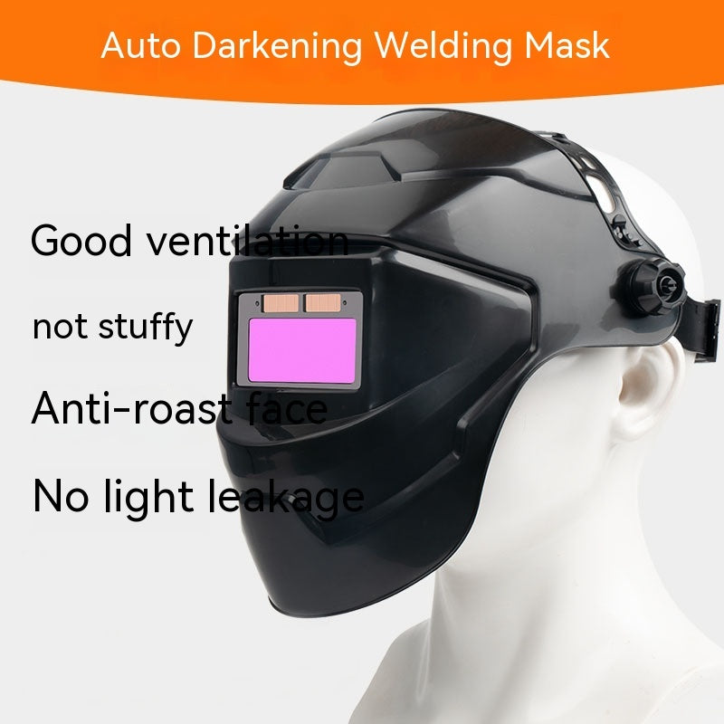 Welding Mask Solar Automatic Dimming Head-mounted