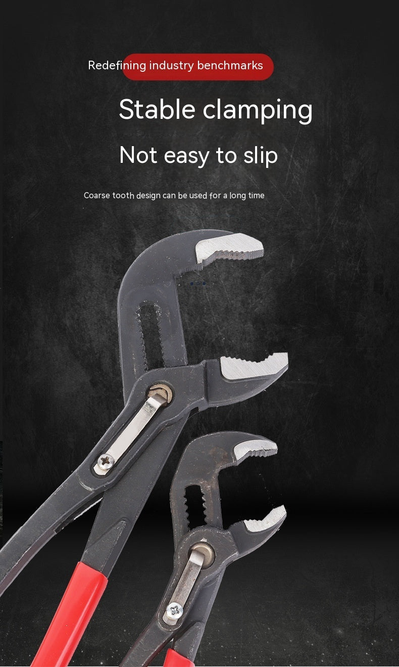 Protoolsy adjustable wrench on workbench, ready for plumbing tasks