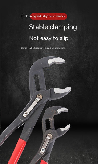 Protoolsy adjustable wrench on workbench, ready for plumbing tasks