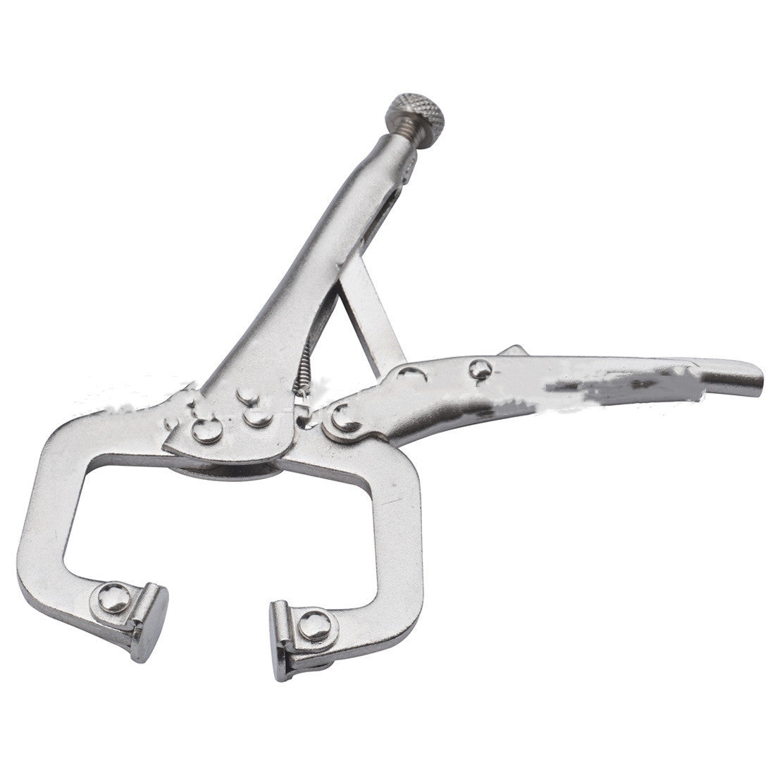 5" C-shaped mini pliers set from Protoolsy, securing small parts for electronics work