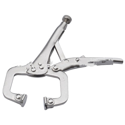 5" C-shaped mini pliers set from Protoolsy, securing small parts for electronics work