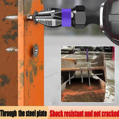 Screwdriver Bit Set close-up, showing robust cross bit design