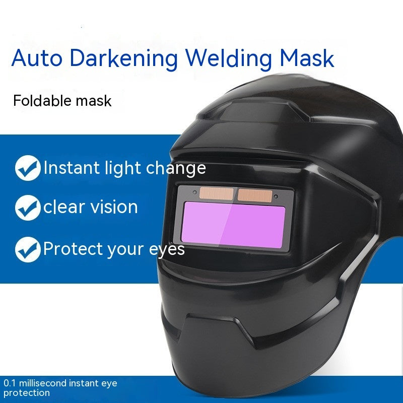 Welding Mask Solar Automatic Dimming Head-mounted