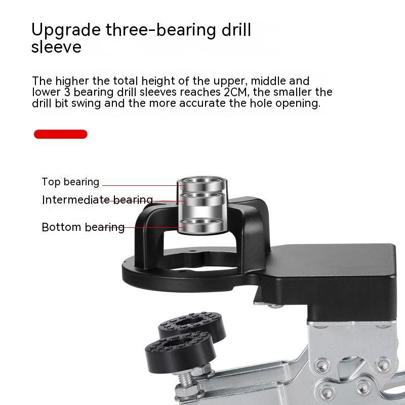 Woodworking 35mm Double Clamp Hinge Positioning Puncher