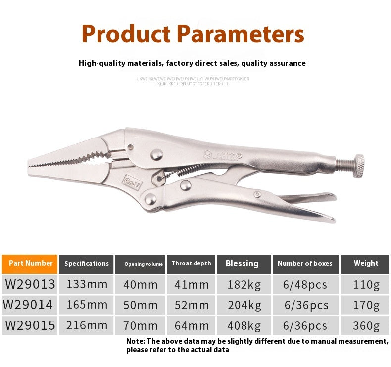 Protoolsy mini pliers set displayed, 5" nose pliers with ergonomic handles for crafting