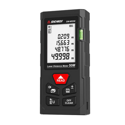 Protoolsy 50m Laser Range Finder, compact for precise measuring