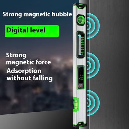 Digital Horizontal Ruler with strong magnetic bubble by Protoolsy
