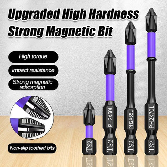 Protoolsy Screwdriver Bit Set, anti-skid cross bits for secure fastening