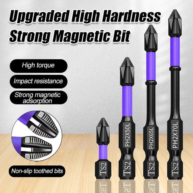 Cross Screwdriver Bit Set, impact-resistant for furniture assembly