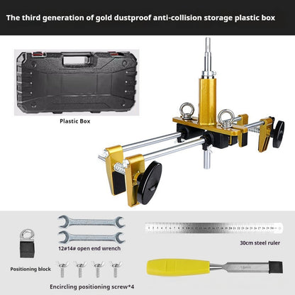 Protoolsy Wood Door Tapper, gold set for door installation