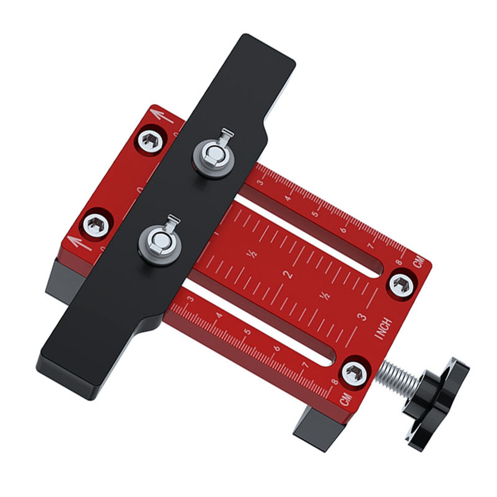 Cabinet Mounting Jig on workbench, ready for cabinet work