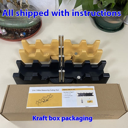 2-in-1 Mitre Measuring Cutting Tool Two-in-one Miter Miter Measuring Tool